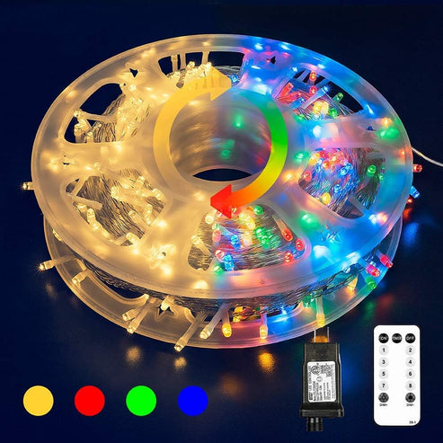 Color Changing Outdoor String Lights